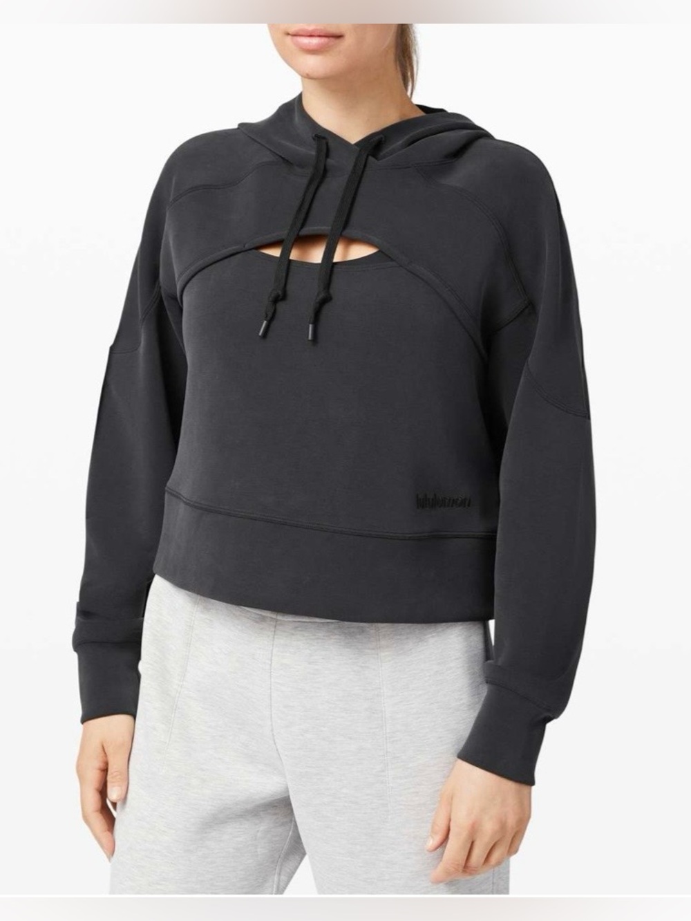 Lululemon Get Centered Crop Hoodie